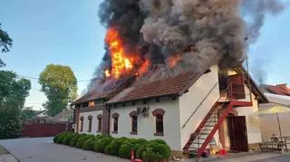 Pożar sali weselnej
