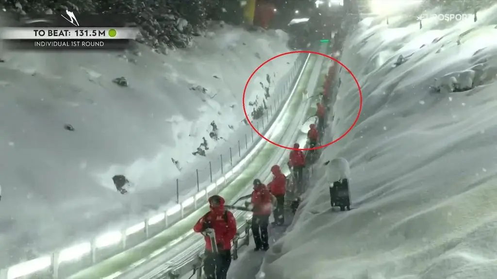 Skoczek uderzony podczas najazdu. "Nie chcę mówić, co myślę o tej sytuacji"