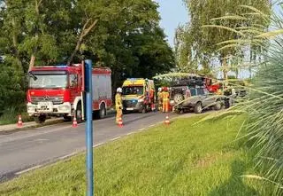 12-latka zjeżdżała ze wzniesienia, wjechała rowerem w autobus
