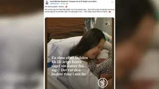 Dziecko odebrane matce godzinę po urodzeniu