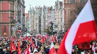 Parada niepodległości w Gdańsku