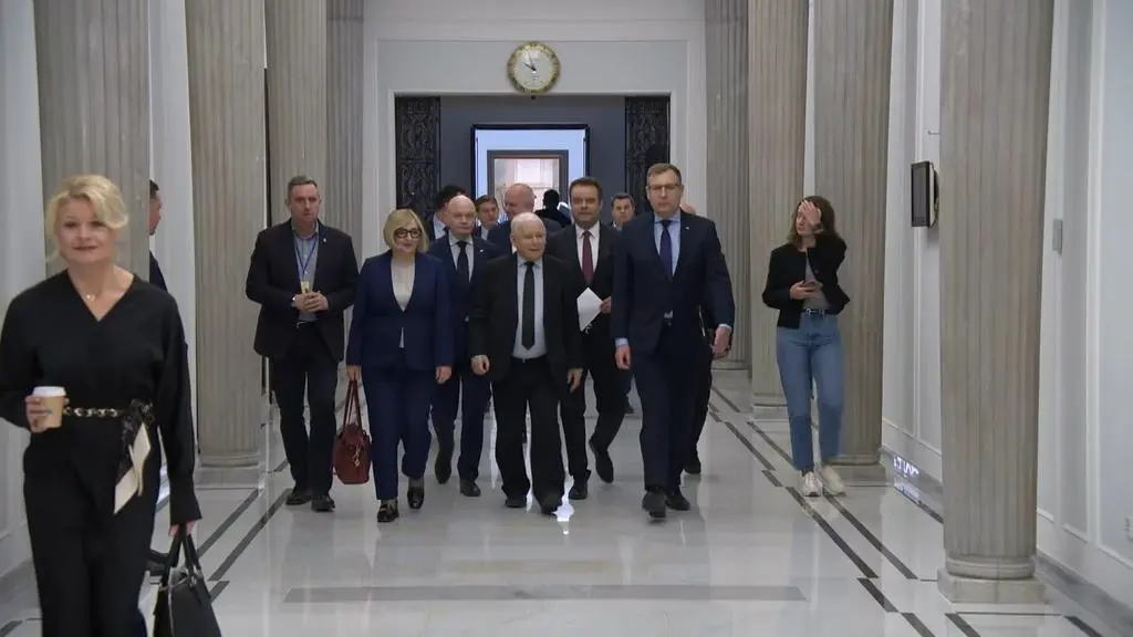 Jarosław Kaczyński w Sejmie