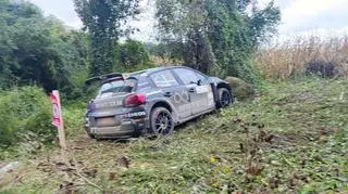 Wypadek podczas Rajdu Nyskiego