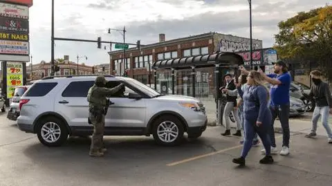Akcja agentów Urzędu ds. Imigracji i Egzekwowania Ceł w dzielnicy Chicago Lakeview