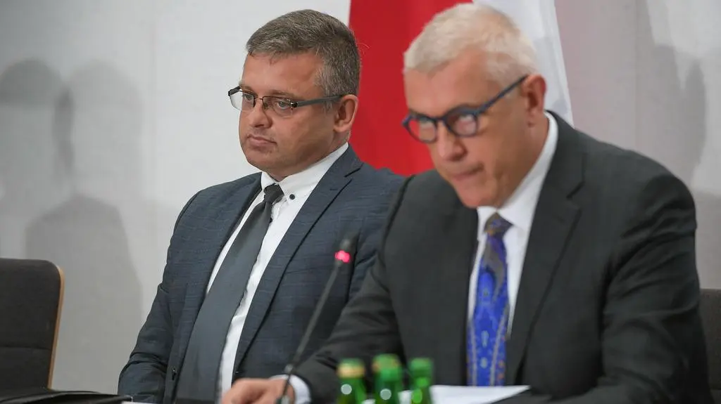 Arkadiusz Cichocki i Roman Giertych