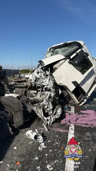 Wypadek na A1 pod Toruniem