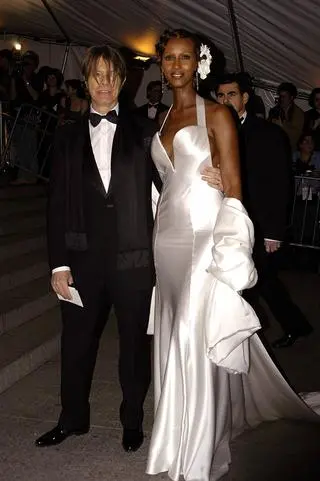 Iman w projekcie Calvin Klein (2003)