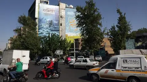 Antyizraelski billboard w Teheranie 