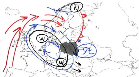 Sytuacja baryczna w Europie - 18.03.2025