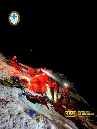 Skomplikowana akcja ratunkowa w Tatrach. Turystka spadła z dużej wysokości