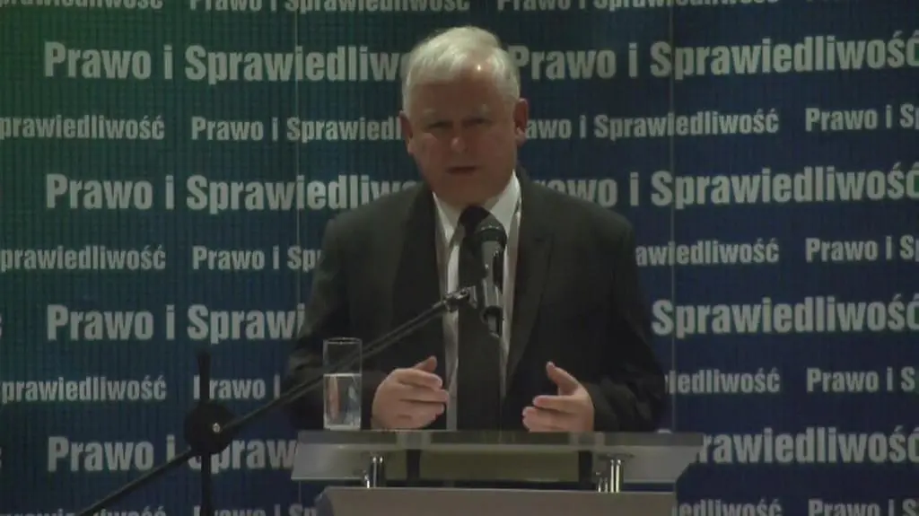 Przemówienie Jarosława Kaczyńskiego w kinie Wisła