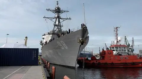 Niszczyciel USS Forrest Sherman dotarł do portu w Gdańsku