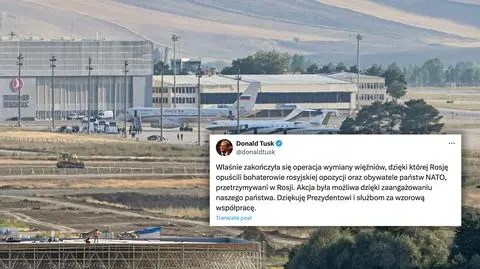 Największa wymiana więźniów. Tusk dziękuje prezydentowi i służbom za "wzorową współpracę"