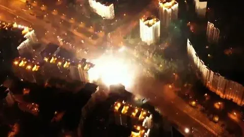 Starcie demonstrantów z policją w Mińsku na Białorusi