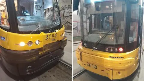 Zderzyły się dwa tramwaje. Trzy osoby trafiły do szpitala
