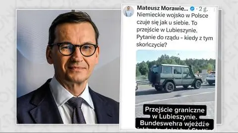 Morawiecki o "niemieckim wojsku" w Polsce. "Kłamstwem walczy o zasięg"