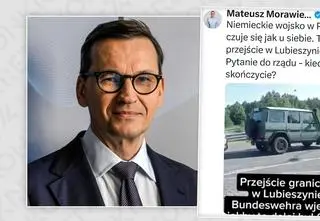 Morawiecki o "niemieckim wojsku" w Polsce. "Kłamstwem walczy o zasięg"