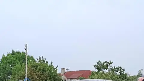 Sznur samochodów na wiadukcie w Nysie