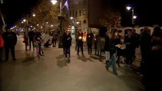 Protest w Łodzi