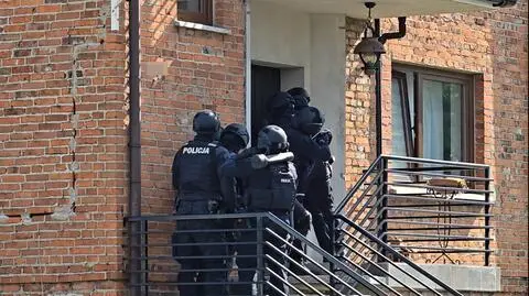 Na miejscu trwają działania funkcjonariuszy