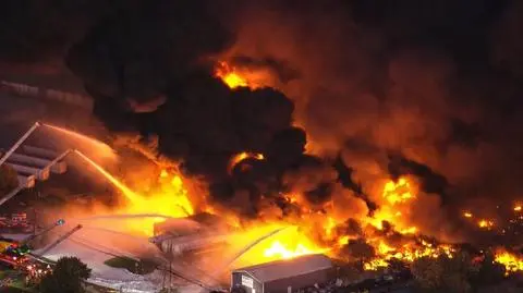 Samolot transportowy rozbił się w pobliżu lotniska w Louisville