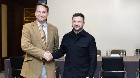 Sikorski spotkał się z Zełenskim w Kijowie