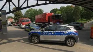 Akcja służb przy Górnośląskiej 
