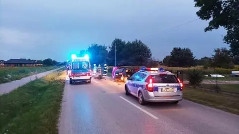 Nie żyje kierowca motocykla, który zderzył się z osobówką 