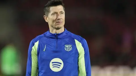 Sprawdzian Barcelony, Lewandowski pali się do gry