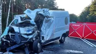 Kierowca karetki transportowej zginął na miejscu