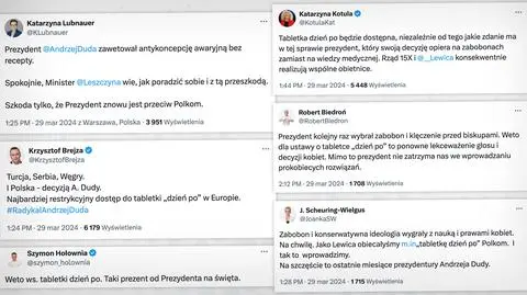 Weto Andrzeja Dudy w sprawie tabletki "dzień po". W sieci zawrzało
