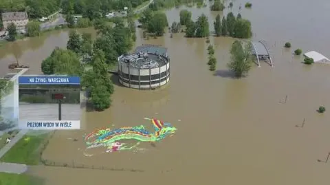 Sandomierz w trakcie i po zalaniu. Skutki fali kulminacyjnej