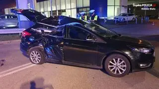 27-letni motocyklista zginął w Bielsku-Białej po zderzeniu z autem