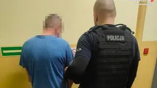 Jeden z zatrzymanych mężczyzn