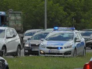 Utrudnienia po zderzeniu na Wisłostradzie