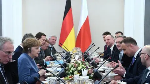 Wizyta Angeli Merkel w Belwederze