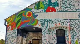 Mural powstawał przez dwa dni