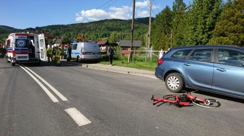 Samochód wjechał w trenujące kolarki. Była reprezentantka Polski w ciężkim stanie trafiła do szpitala
