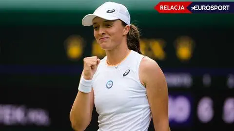 Kolejny świetny set Świątek w Wimbledonie. Jest bliżej awansu do 1/8 finału