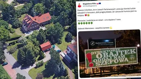Posłanka pokazała zdjęcie baneru w mediach społecznościowych