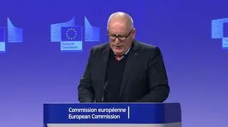 Timmermans o działaniach KE i lutowej próbie zastosowania art. 7 wobec Austrii 