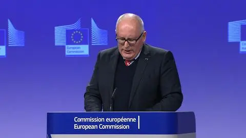 Timmermans o działaniach KE i lutowej próbie zastosowania art