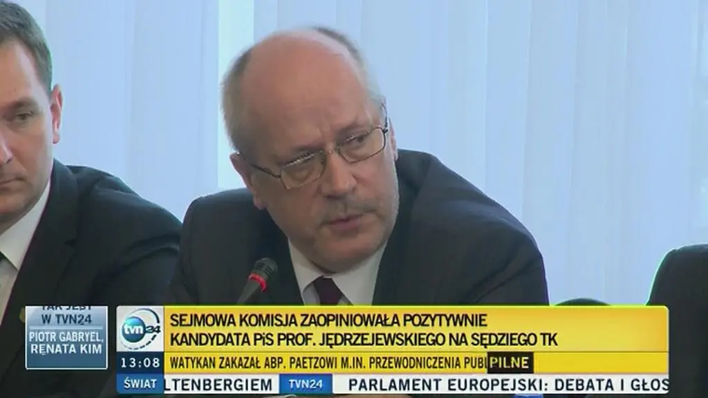 Po burzliwej dyskusji komisja sprawiedliwości pozytywnie zaopiniowała kandydaturę prof. Jędrzejczyka na sędziego TK