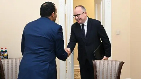 Adam Bodnar podczas spotkania z ambasadorem ZEA Mohamedem al Harbi