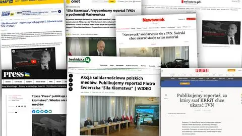 Bezprecedensowe wparcie. Reportaż "Siła kłamstwa" na kilkudziesięciu stronach internetowych 