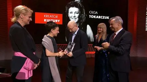 Nagrodę specjalną Kreatora Kultury otrzymała noblistka Olga Tokarczuk
