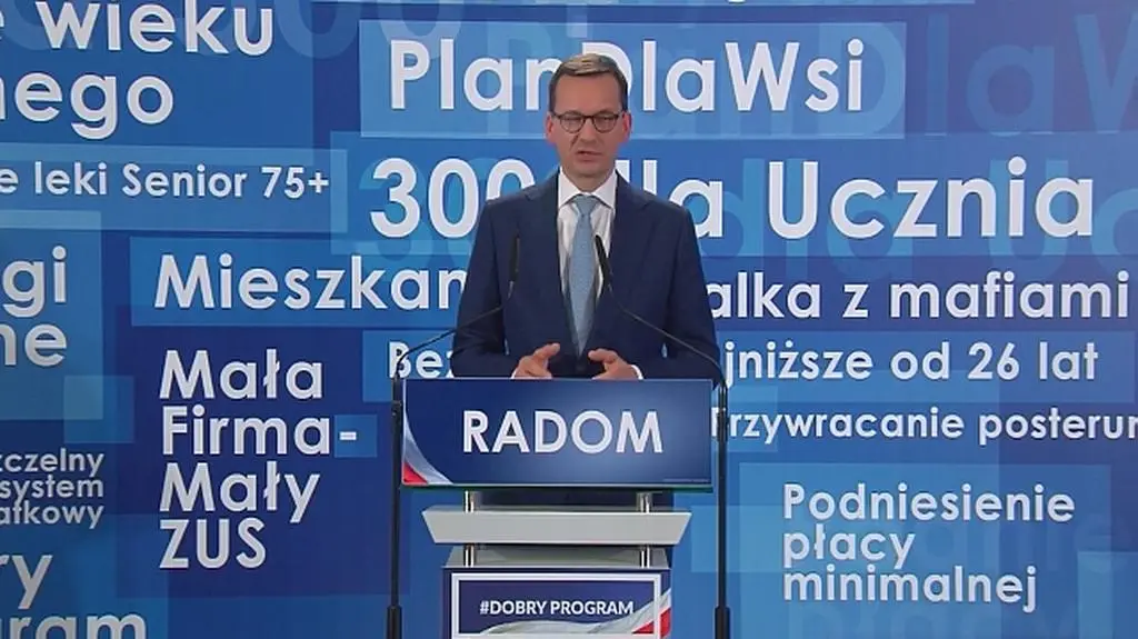 Morawiecki na konwencji w Radomiu
