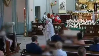 Kontrowersyjne kazanie podczas komunii