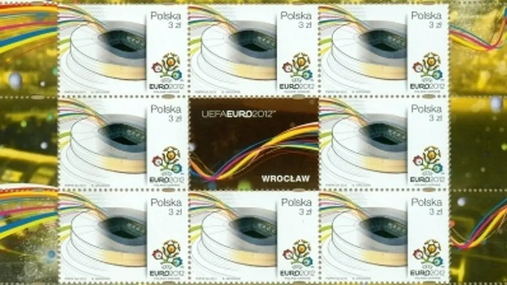 Stadiony na znaczkach