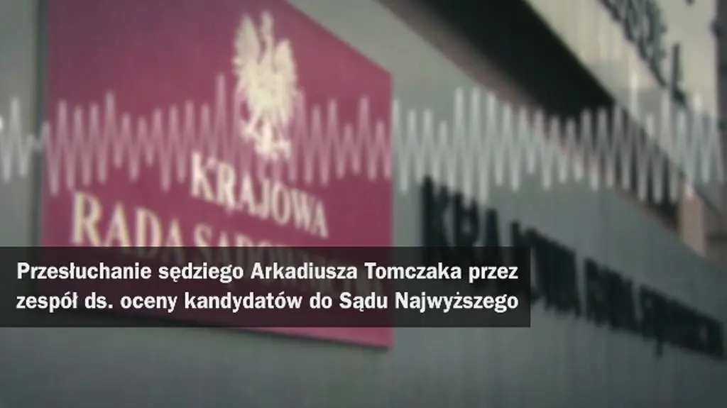 Iustitia ujawnia nagranie z przesłuchania sędziego Arkadiusza Tomczaka. Całe przesłuchanie